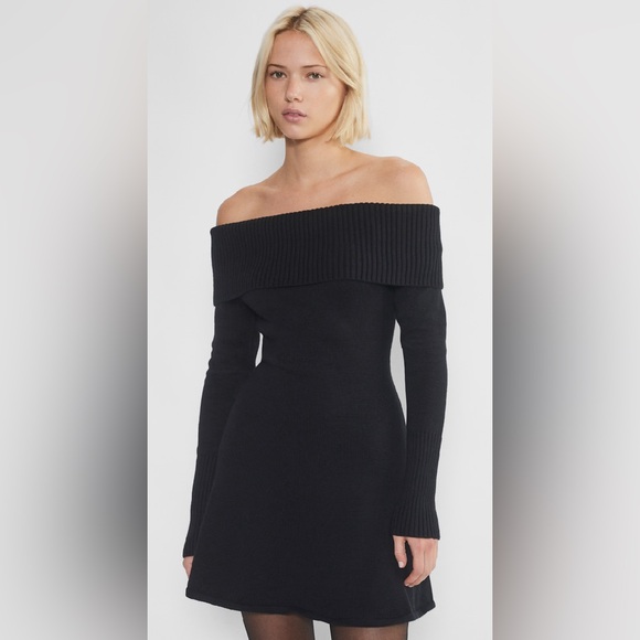 black sequin dress long sleeve short Cocktail by La Femme / 8 Color:Deep Sea sexy dress for wedding guest Crafted from a comfortable Zebra Knit Long Cardigan